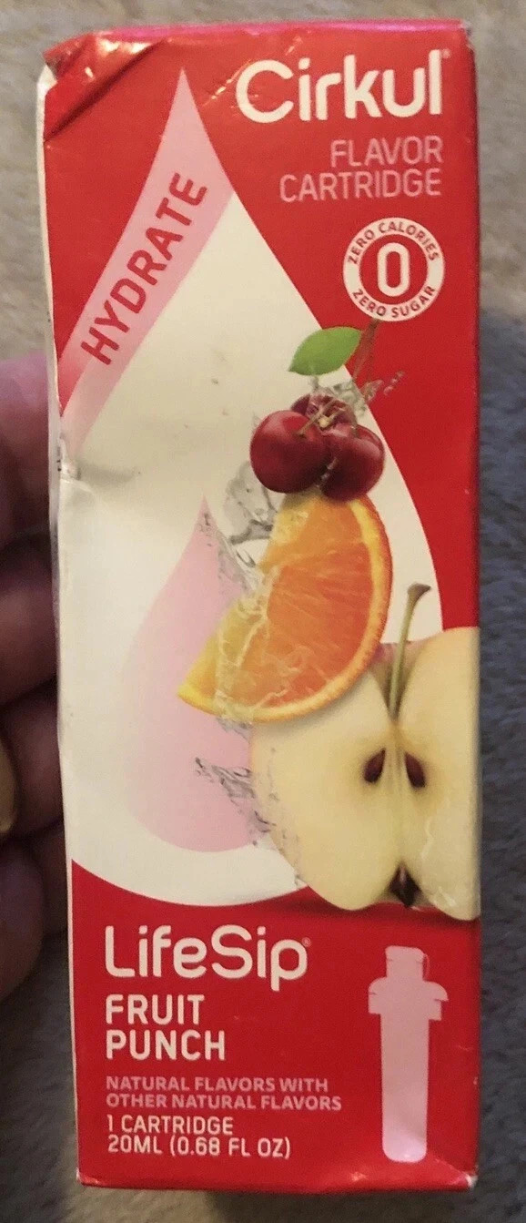 Cirkul Flavor Cartridge Life Sip Fruit Punch Flavor ONE CARTRIDGE – NEW
