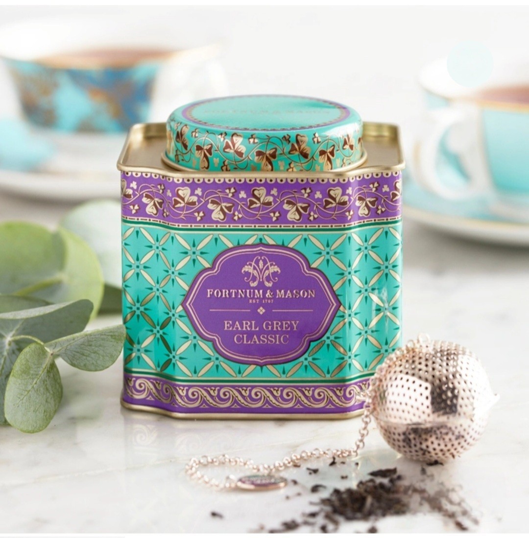 Fortnum & Mason Famous Teas Earl Grey Classic – 1 Can 4.4 Oz | EXP 04/2028