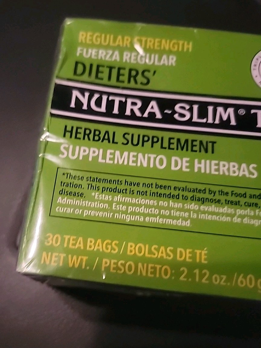 Regular Strength Dieters’ Nutra-Slim Tea By Triple Leaves Brand – 30 Tea Bags