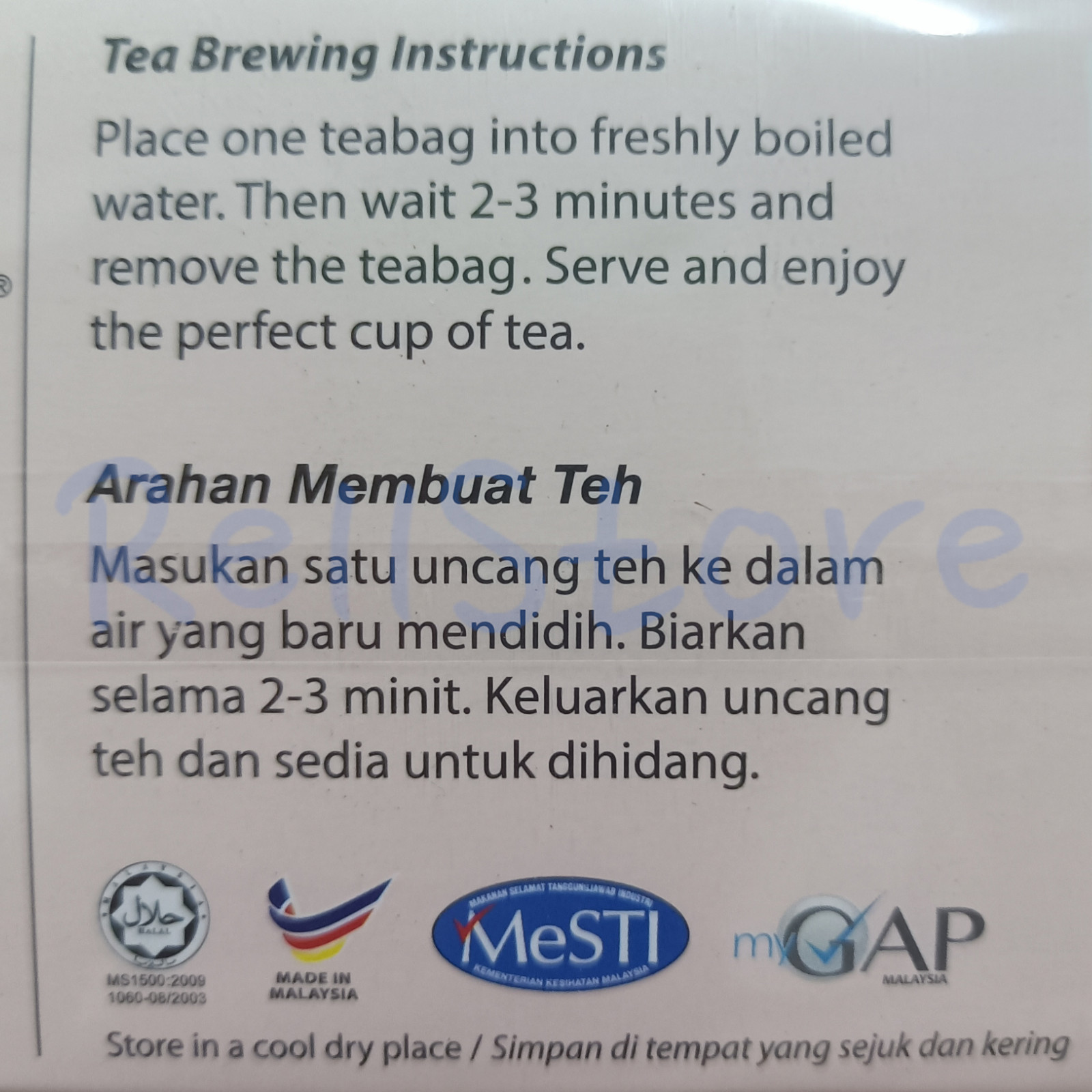 Cameron Valley Lychee Flavour Tea 25 Bags | Highland Orange Pekoe Malaysia