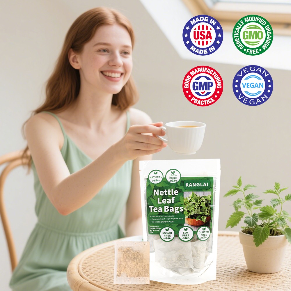 Nettle Leaf Tea Bags Mega Pack (40) Premium Caffeine-Free Herbal Leaf Tea Bags