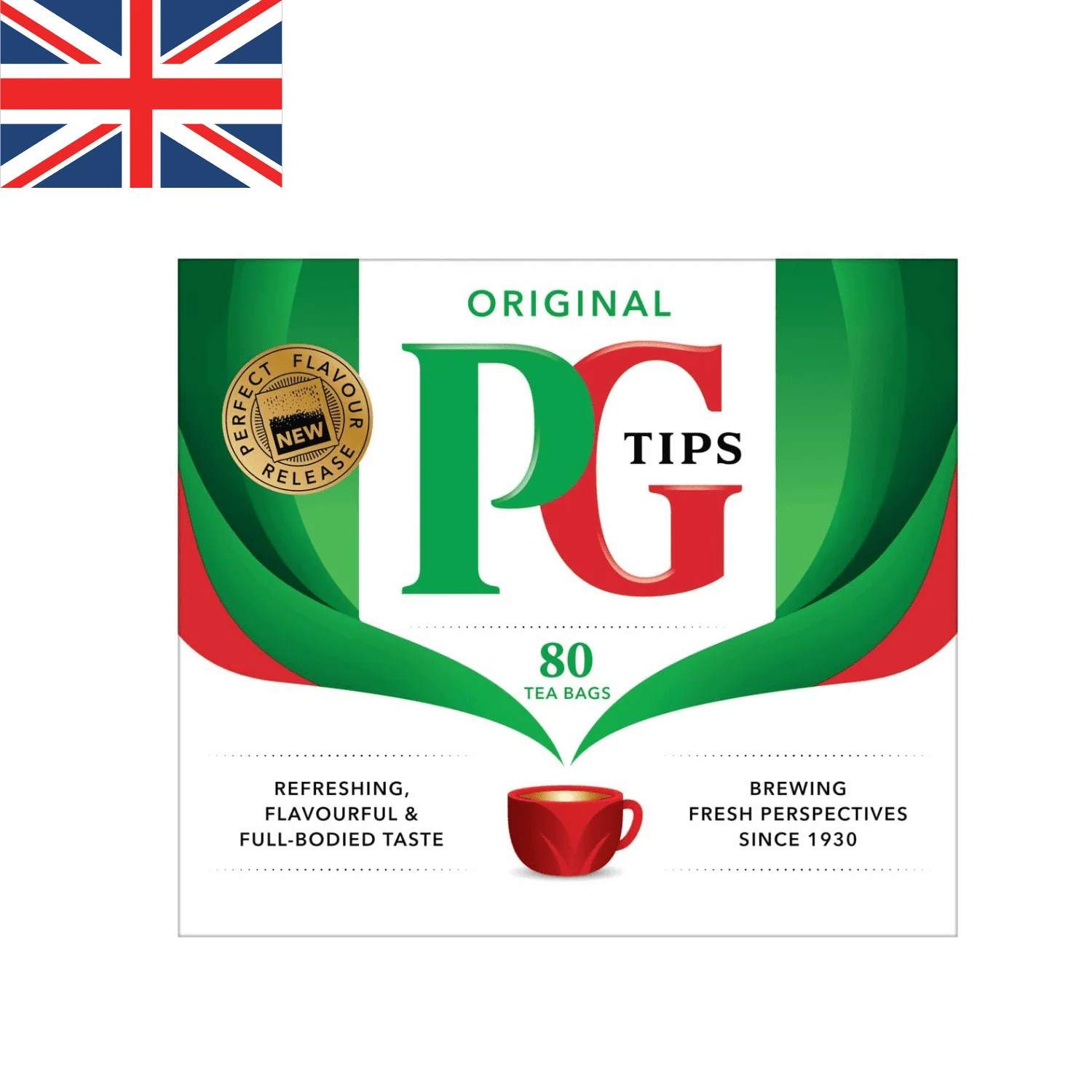 England’S Black Tea None-Pyramid Tea Bags – 80 Bags