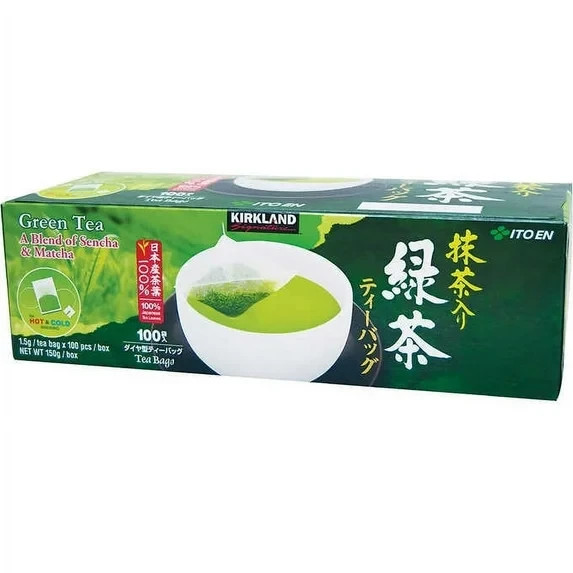 Kirkland Ito En Matcha Blend, Japanese Green Tea 100 ct Each (Pack of 2)