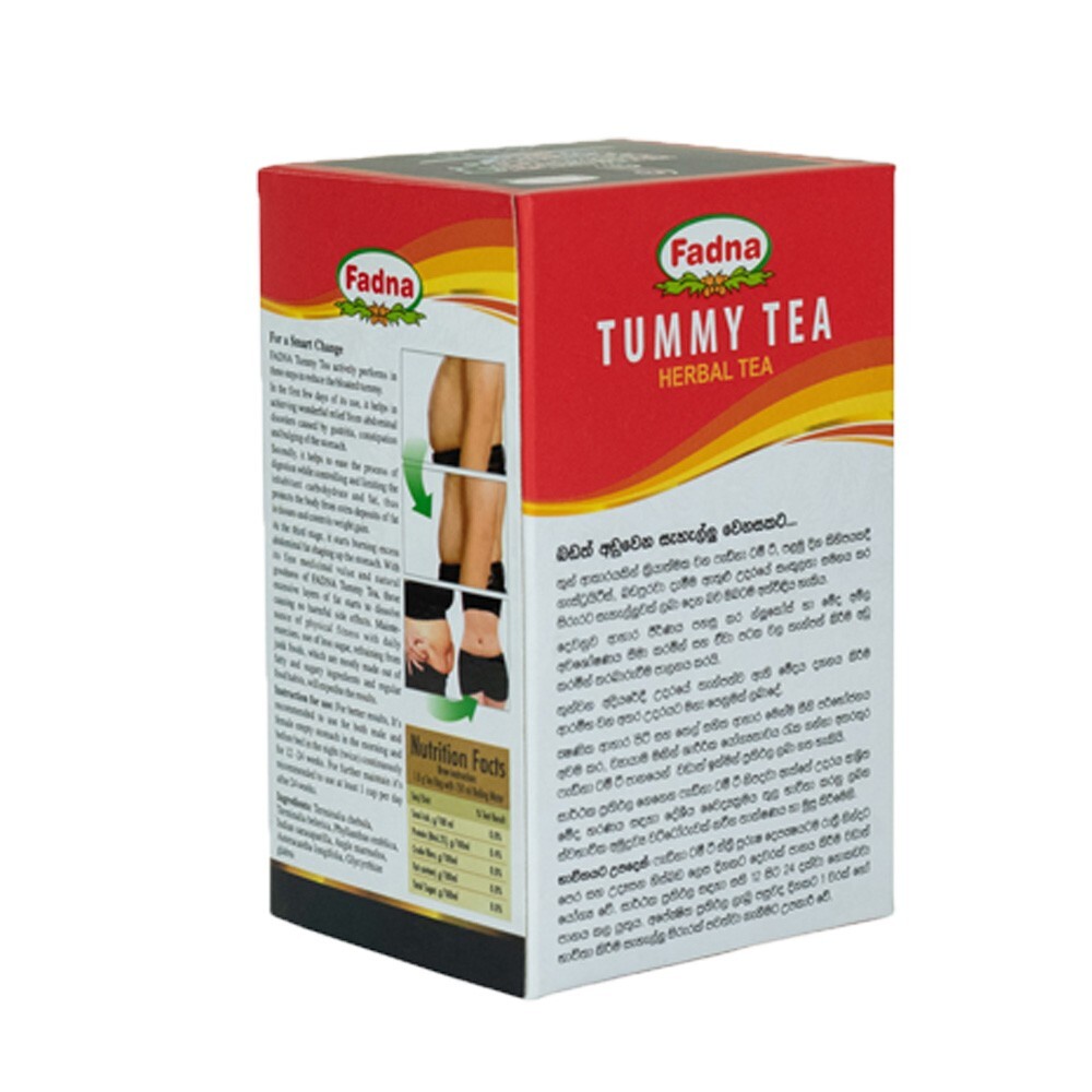 Fadna Tummy Tea Herbal Burn Belly Fat | Pure Reduce Tummy Fat Ayurvedic Slim Tea