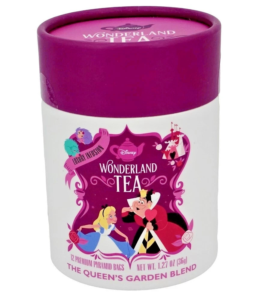 Disney Parks Alice in Wonderland Tea Queen’s Garden Strawberry Infusion 12 Bags
