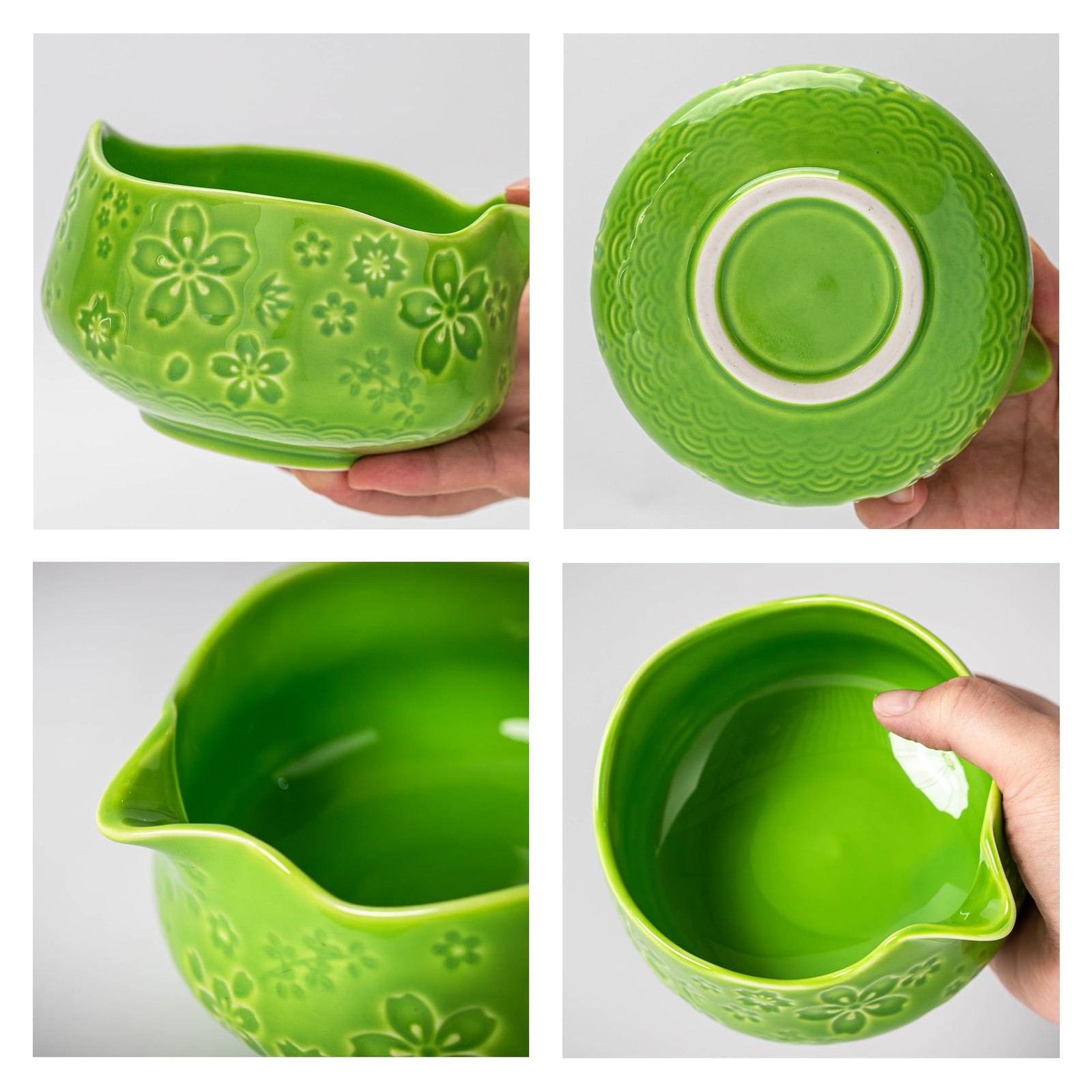 TEANAGOO 7-PCS Green Matcha Whisk Set, Complete Ceremony Start Kit, Ceramic C…