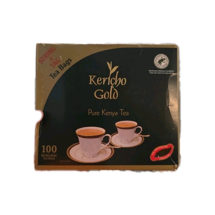 KERICHO GOLD PURE KENYA TEA 75 ENVELOPES 150 G