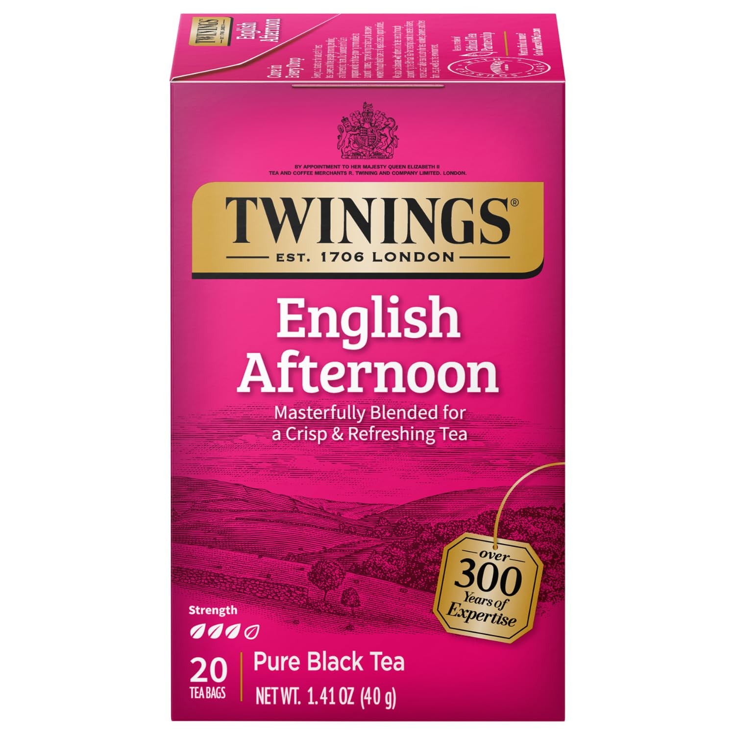 Twinings Classics English Afternoon Black Tea 20 Count Tea Bags Pack