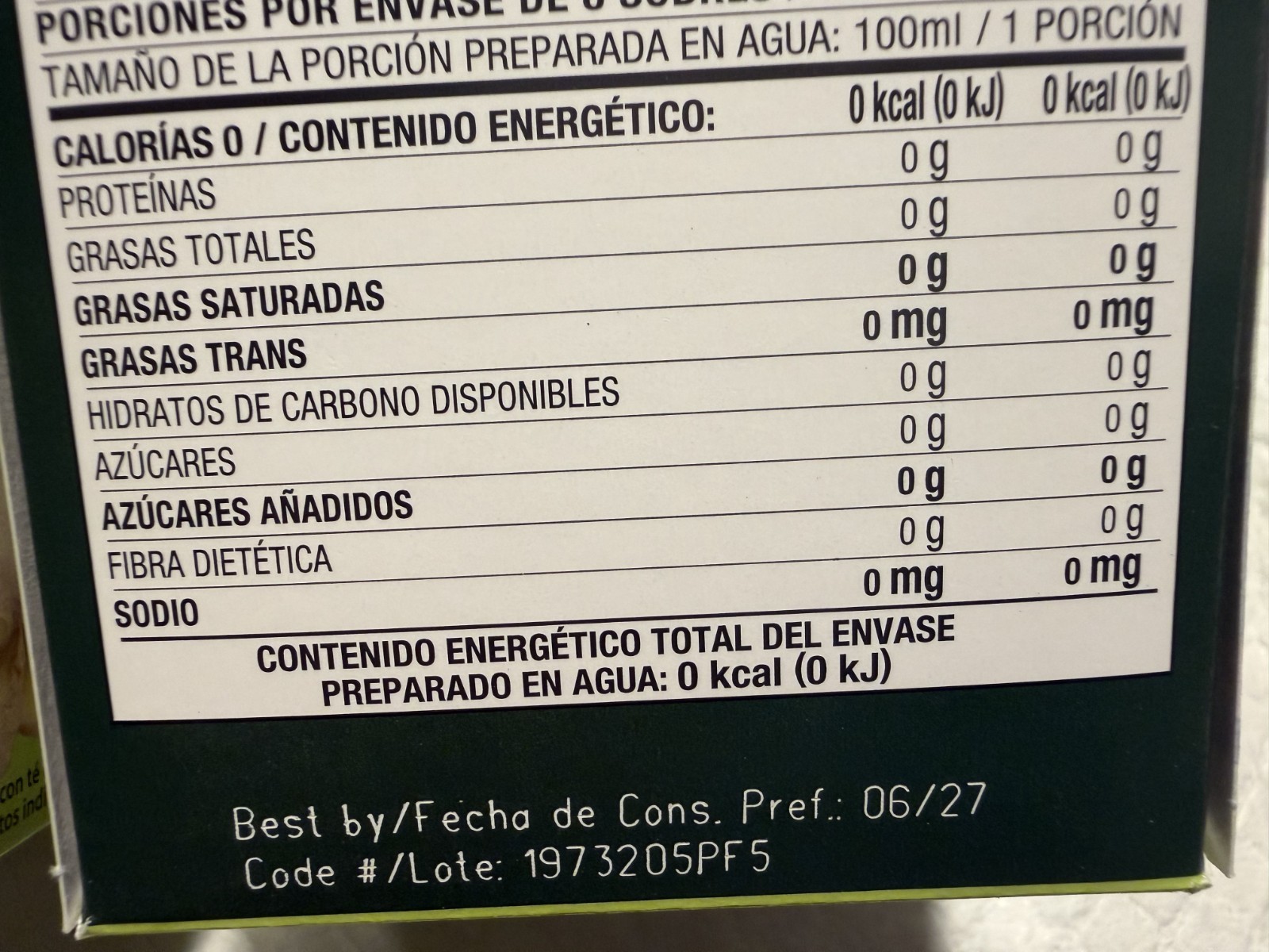 Bigelow Green Tea with Ginger Plus Probiotics in 9 boxes. Total 72pc. Exp. 06/27