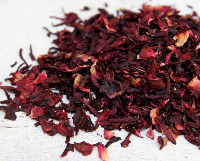 Wild Crafted Hibiscus Flowers Dried Cut ~ 4 oz. Freshly Packed USA Free Ship