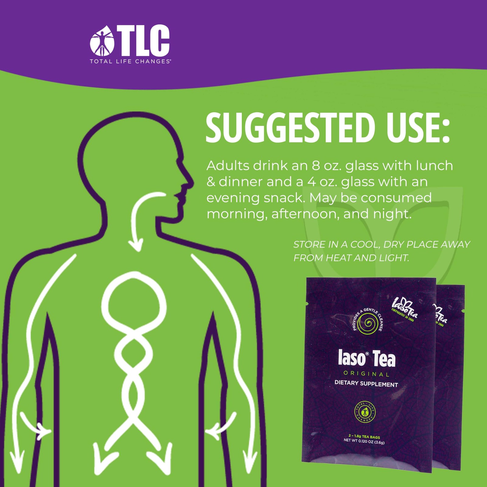 Brewed Tea Original Cleansing Refreshing Balanced Lifestyle 10 Sachets 5 Packs