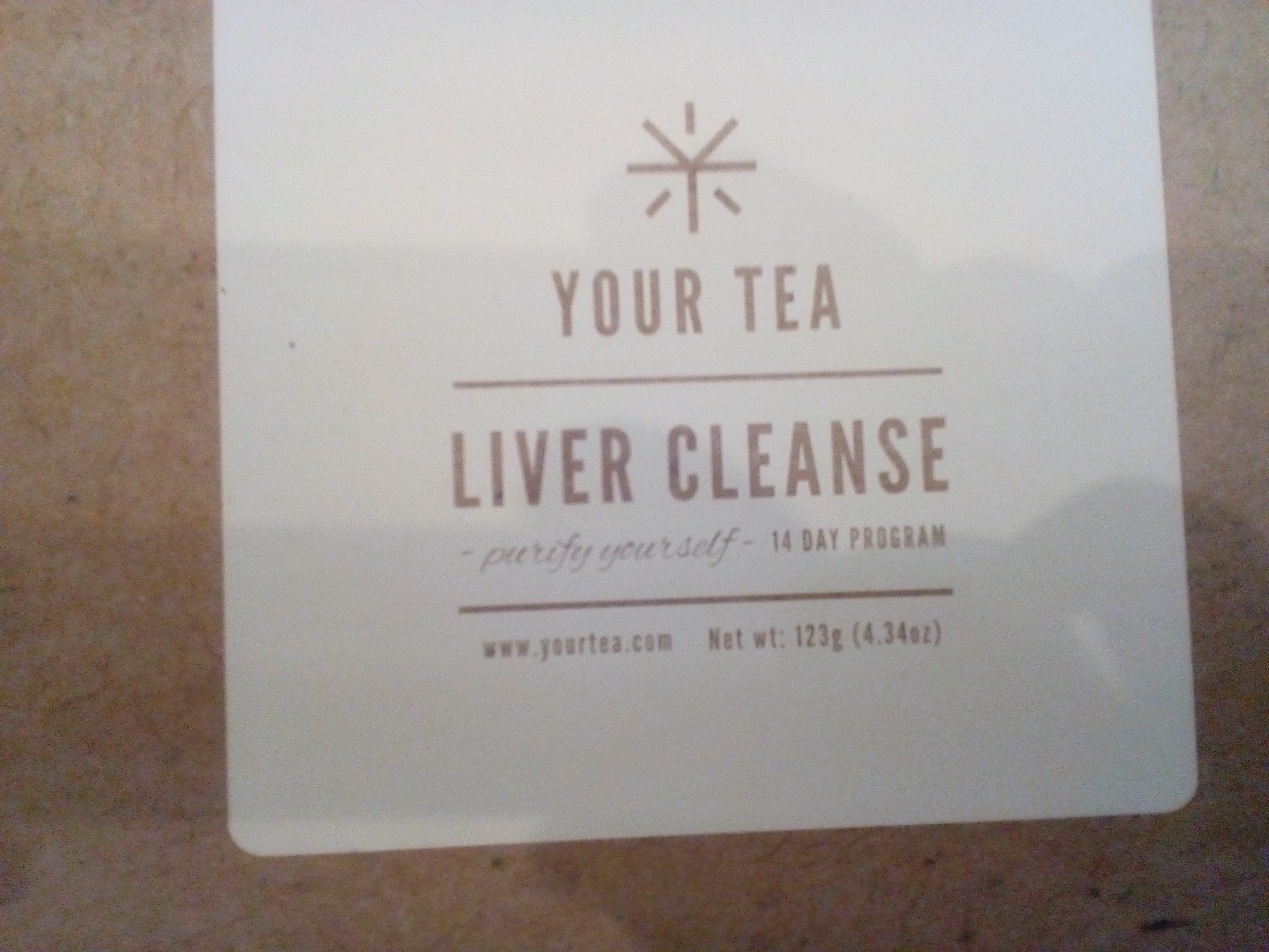 NEW !! Your Tea- 14 Day Liver Cleanse – Including Leak- Proof Glass Thermos