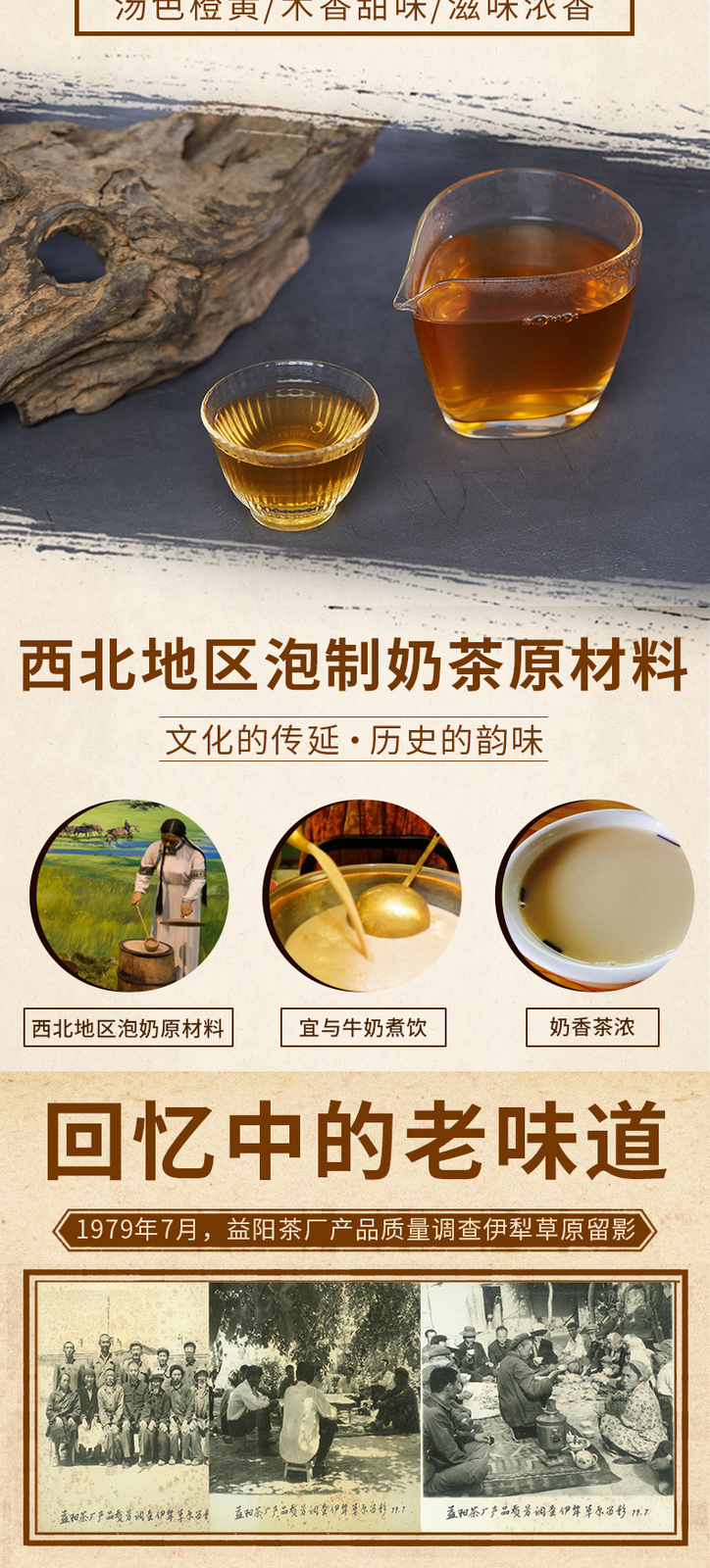 Hunan Fu Tea Fucha Special Made Yiyang Anhua Dark Tea Hei Cha Fu Brick Tea 300g