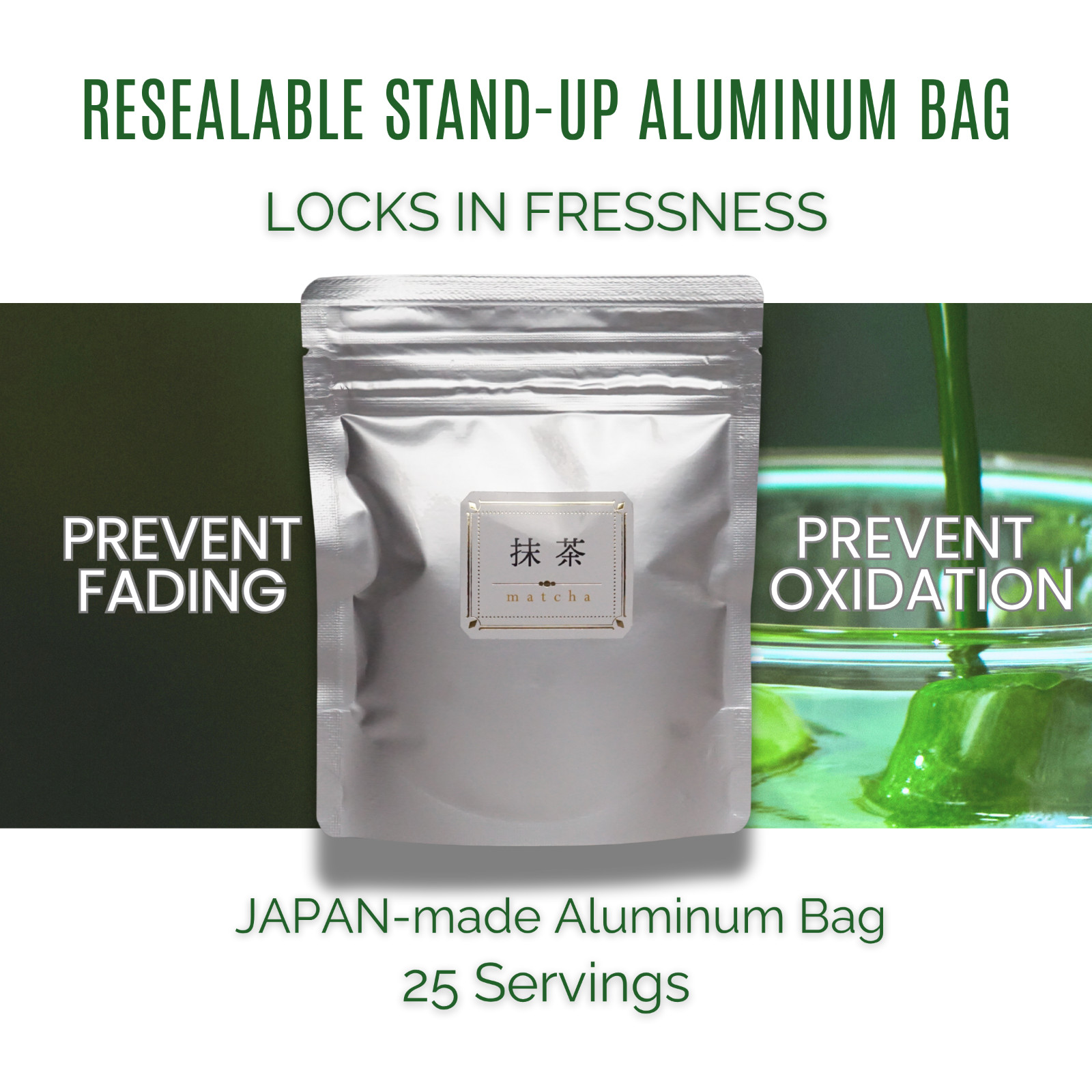 Ceremonial Matcha 50g SAMPLE- JAPAN – 100% First Flush BESTSELLER FOR CAFE in US