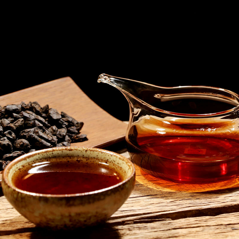 250g Chinese Genuine Pu’er Tea Glutinous Rice Fragrance Cooked Pu-Erh Black Tea