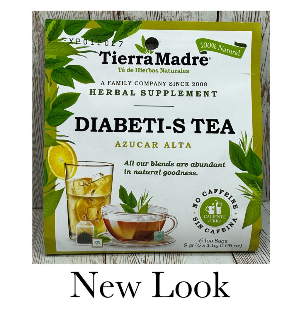 Tierra Madre,Diabeti~S TEA Herbal Supplement, Azucar Alta Tea (12 Tea Bags)