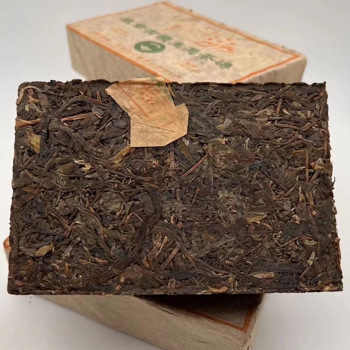 2003Yunnan Pu’er Tea Banzhang Spring Puer Raw Tea Brick Old Puerh Tea 500g