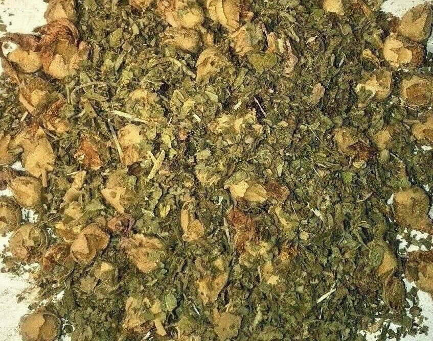 Marshmallow Leaf & Flower Mix – Quality Bulk Herb Medicinal Blend – 1/4 oz ounce