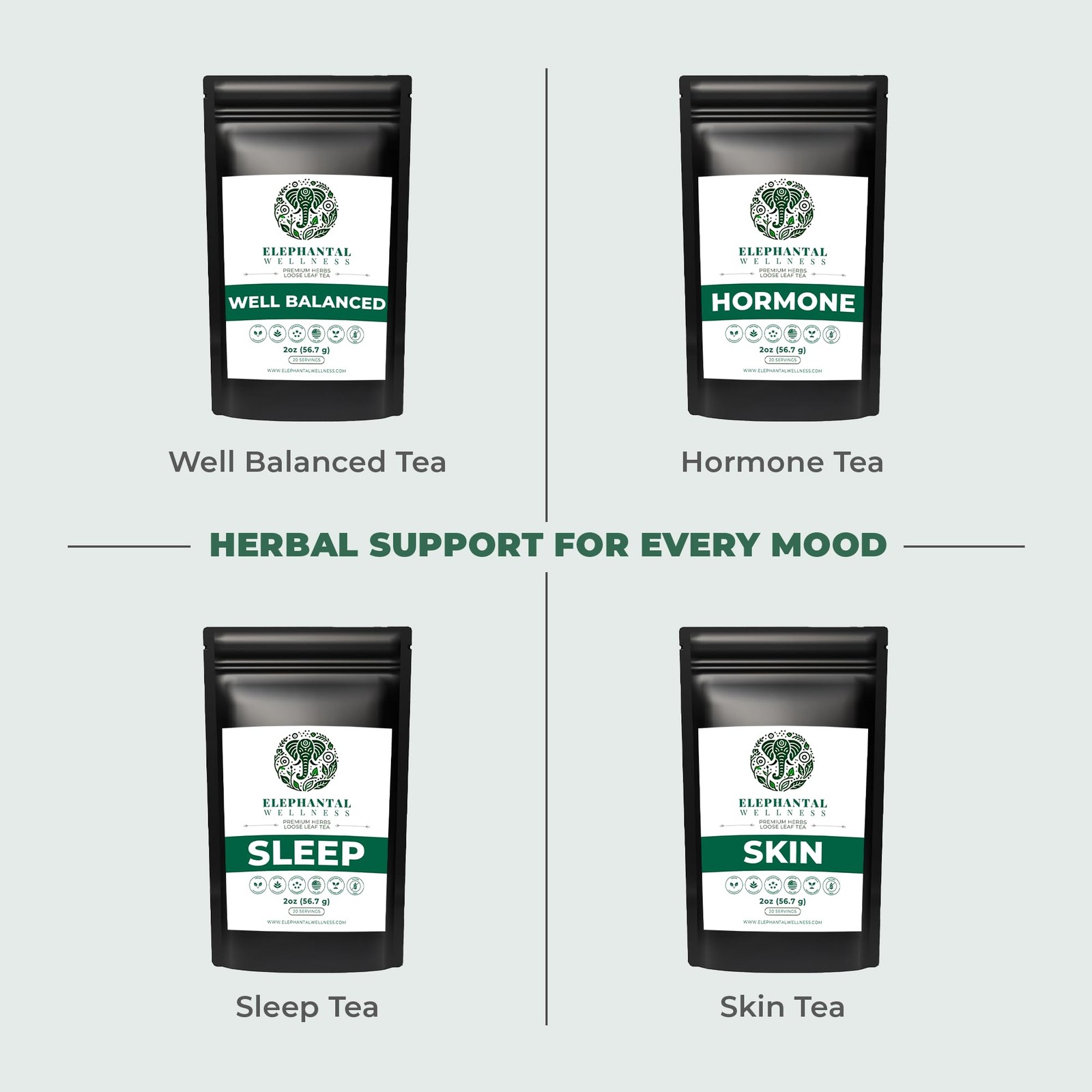 Elephantal Wellness Premium Detox Herbal Tea | Daily Liver, Kidney, Blood & Dige