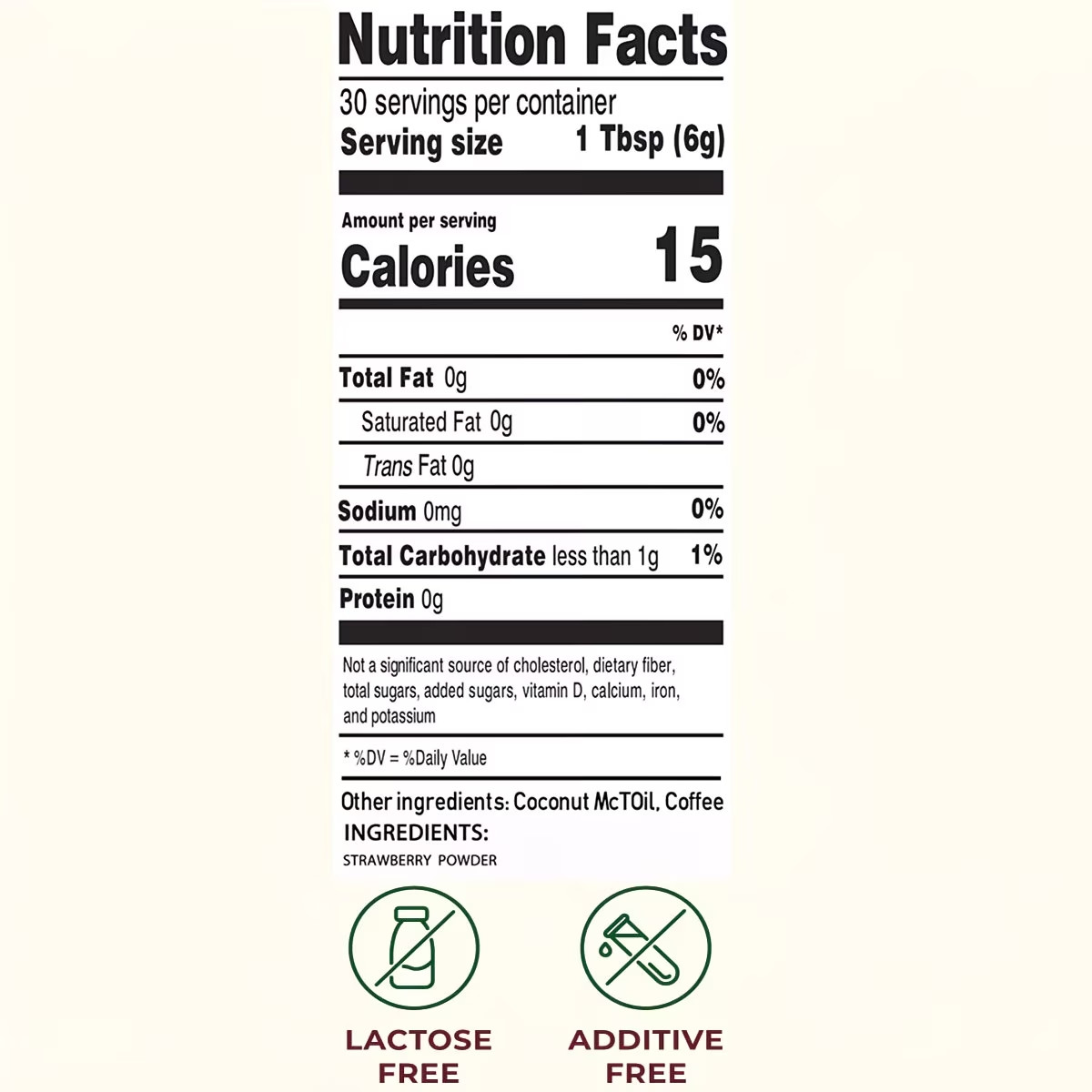 Organic Strawberry Powder 6.35 oz Fine Ground Strawberry Ingredient