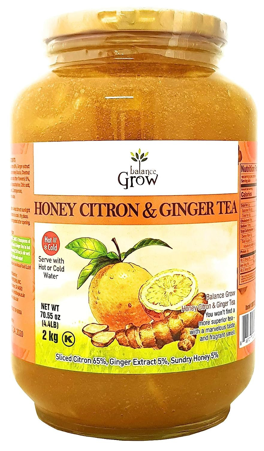 Honey Citron and Ginger Tea 4.4 LB