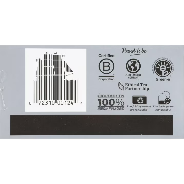 2x Boxes Bigelow Premium Earl Grey Natural Black Tea | 40 Tea Bags Per Box