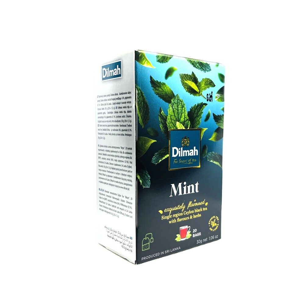 Dilmah – Fun Flavored Tea – Mint – Ceylon Tea – 20 Tea Bags
