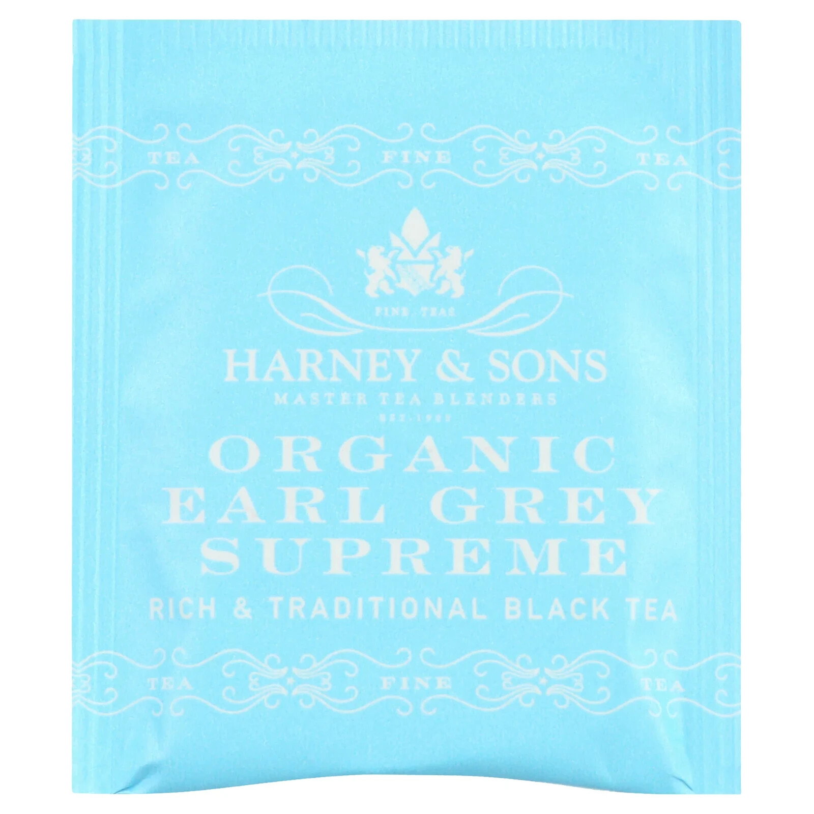 Harney & Sons ORGANIC EARL GREY SUPREME black tea teabags – 50 count