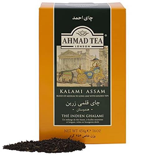 Ahmad Tea Black Tea, Kalami Assam Loose Leaf, 454g – Caffeinated & Sugar-Free
