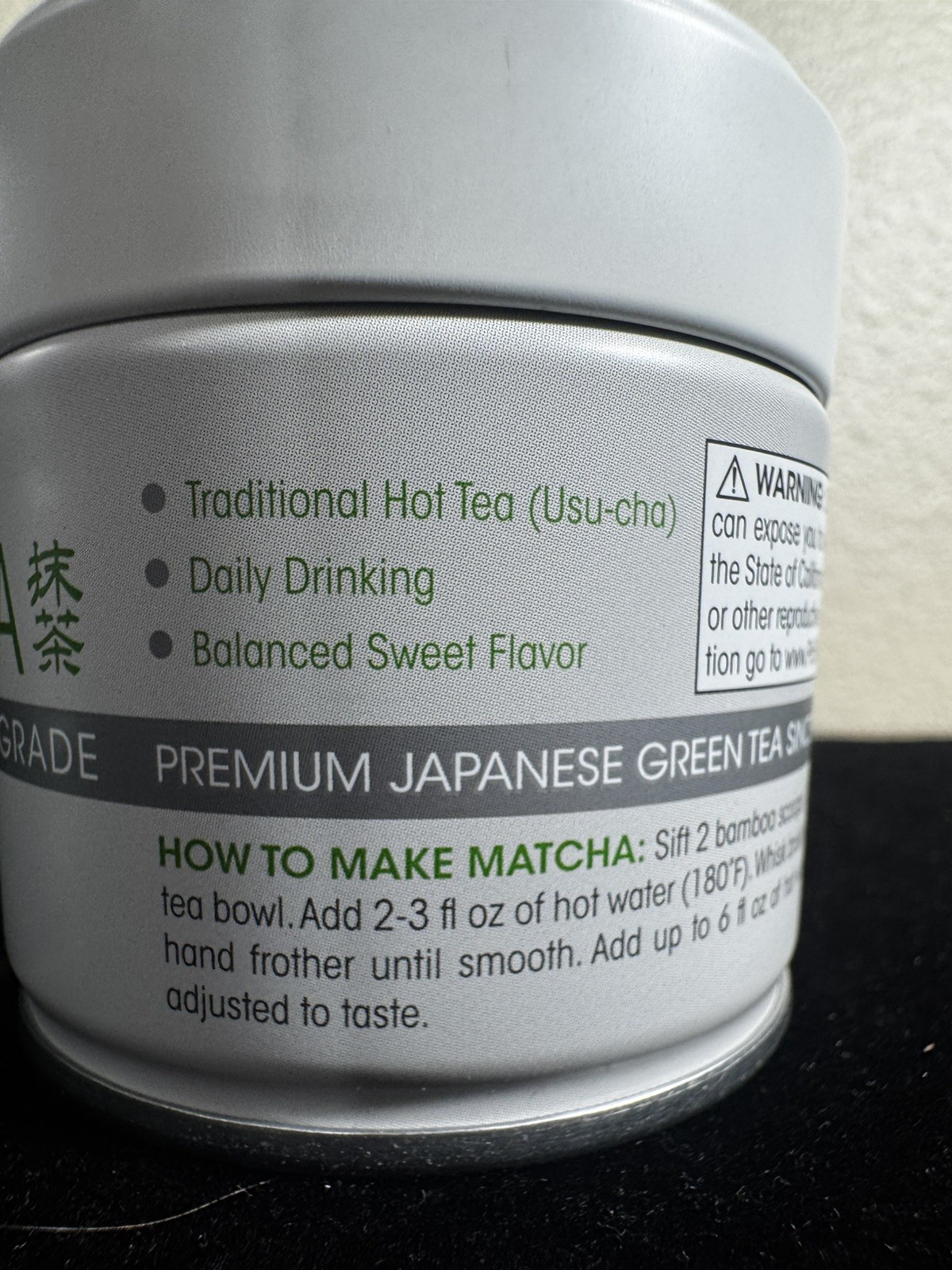 Aiya Authentic Ceremonial Grade Japanese Matcha Green Tea Powder 30g Coffee 30g
