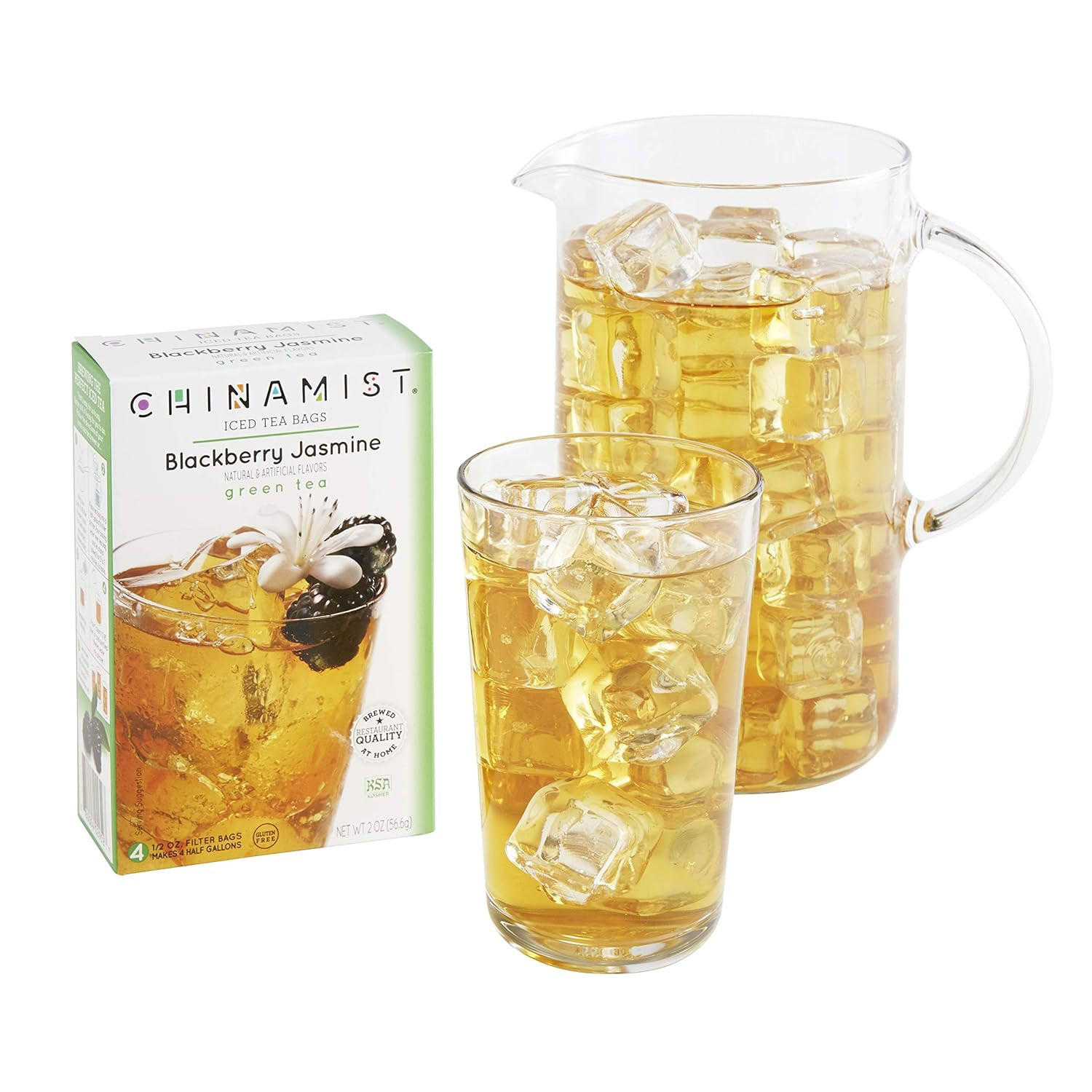 China Mist Blackberry Jasmine Iced Green Tea – Brew at Home (6 Pack)