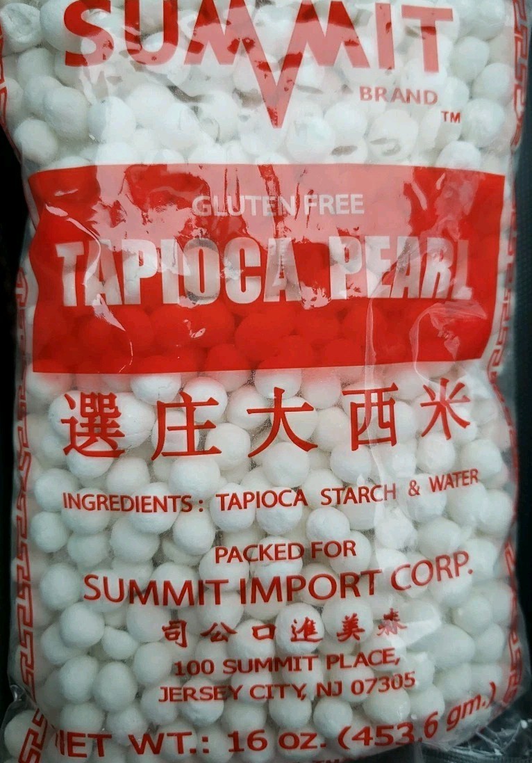 1.75 LBS Tapioca Pearl Large size White Boba Tea 14oz x 2 Free Shipping 800GR