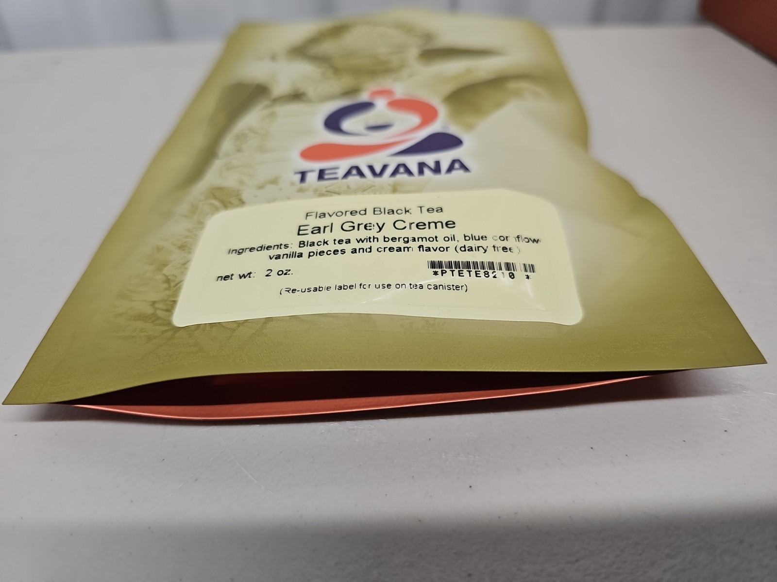 BRAND NEW SEALED BAG ORIGINAL TEAVANA EARL GREY CRÈME FLAVORED BLACK TEA
