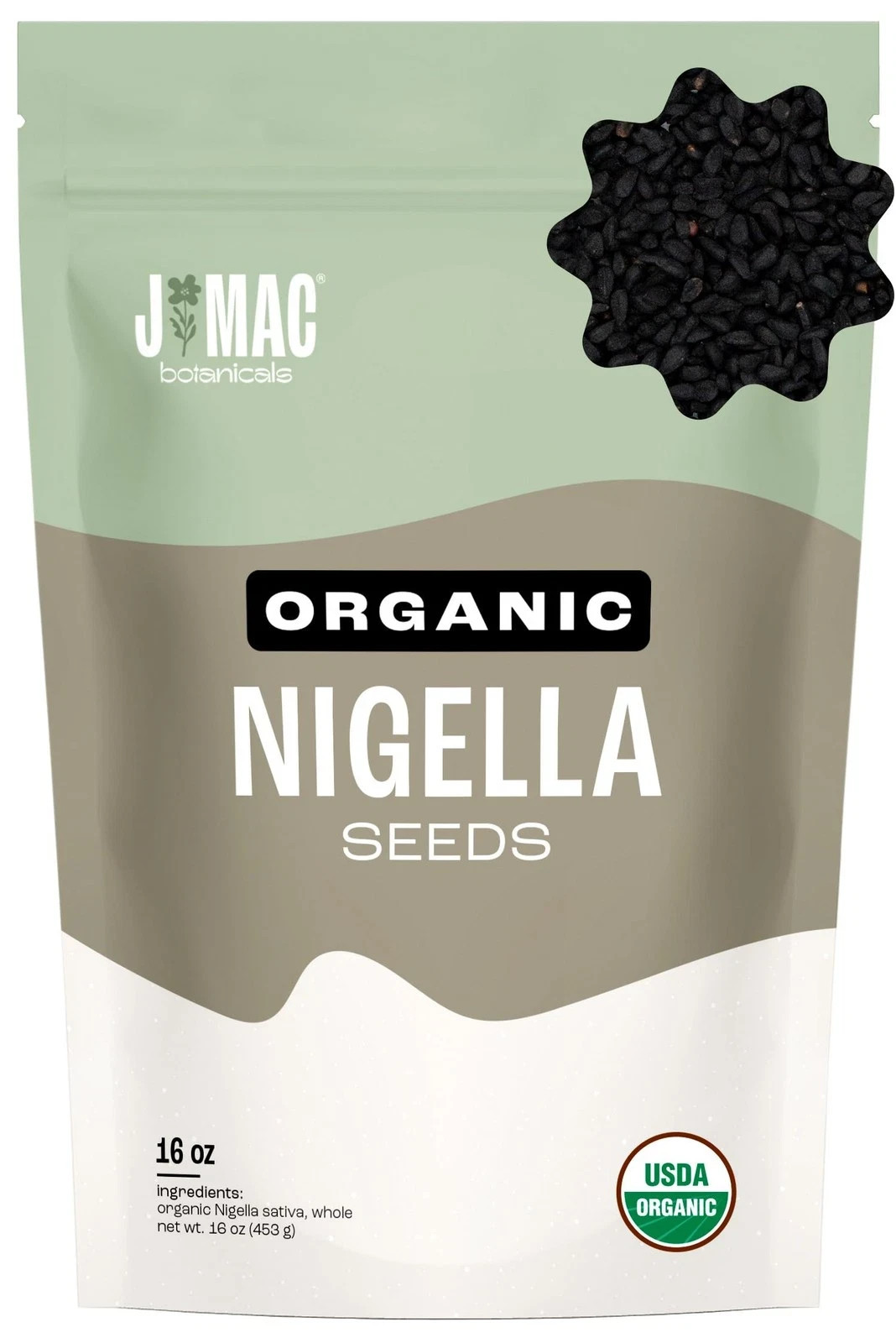 Organic Nigella Seeds 1lb – USDA Certified Black Cumin, Nigella Sativa, Kalonji