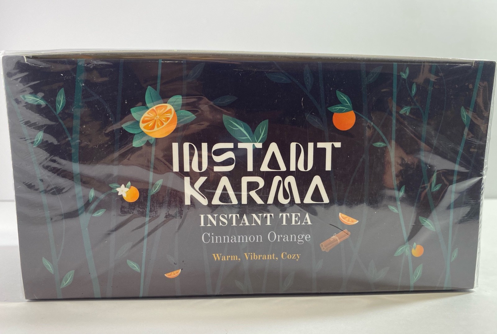 Instant Karma Instant Cinnamon Orange Tea Caffeine Free Herbal Wellness New