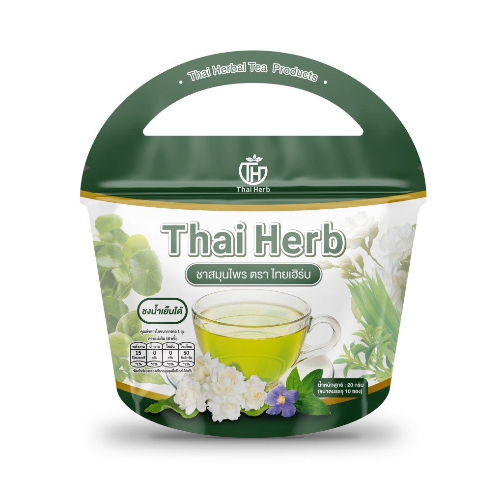 Thai Herb Herbal Tea – Blue Trumpet Vine & Botanical Blend 10 tea bag