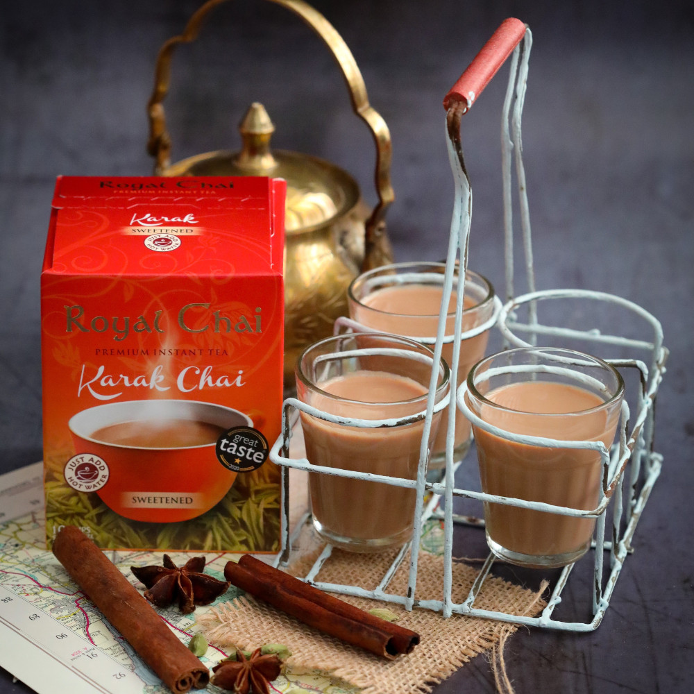 ‎Royal Chai Karak Chai Sweetened | 10 Count Single Box | Premium Instant Tea