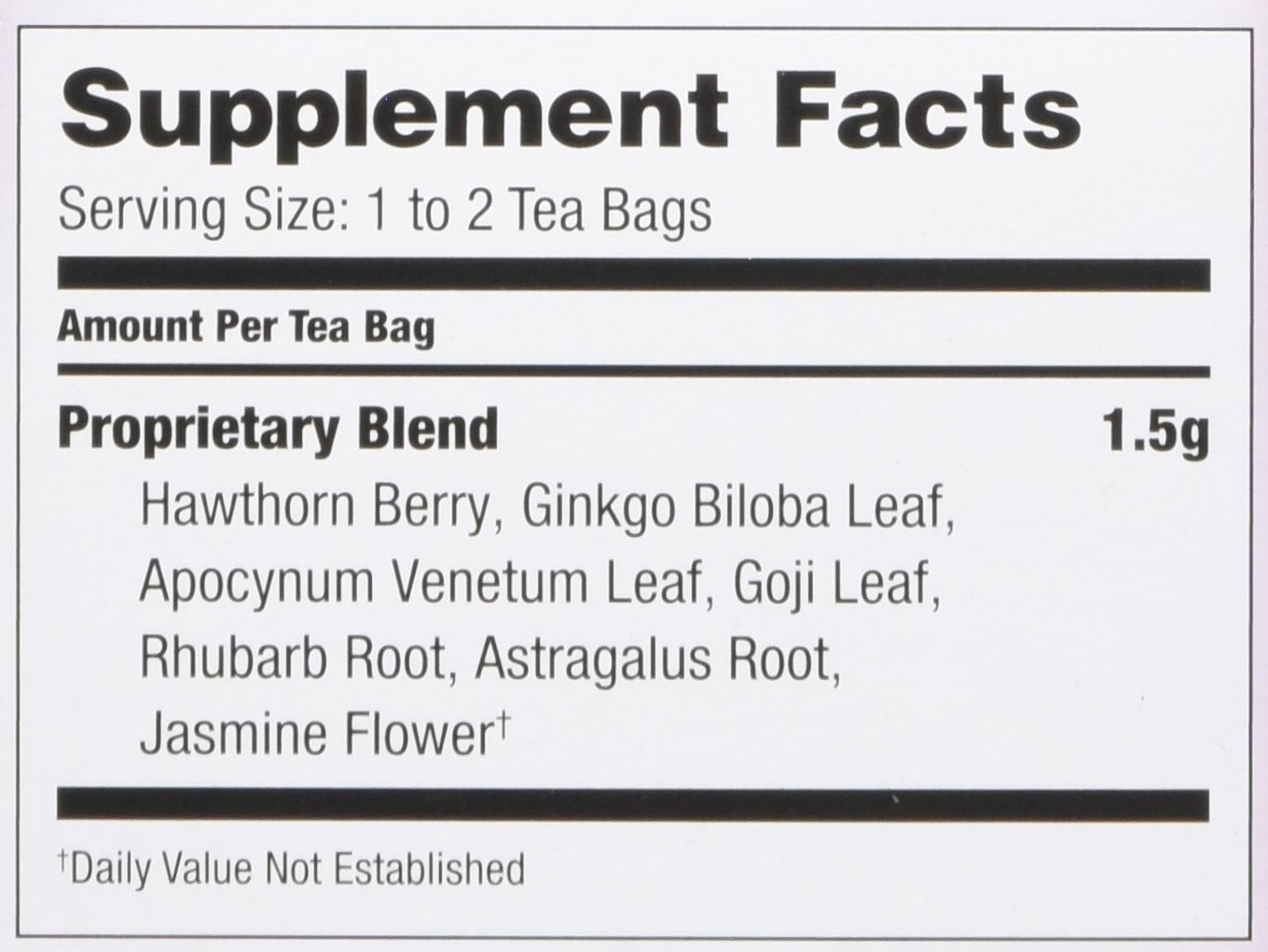 Bravo Tea Cholesterol Health Herbal Tea 20 pckts (Pack of 6)