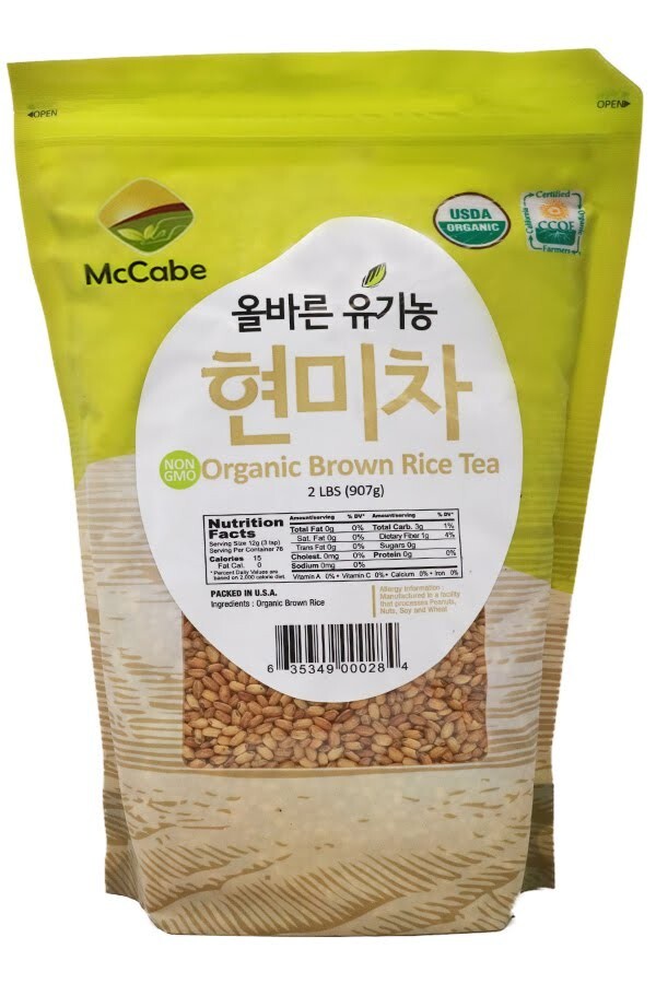 McCabe USDA ORGANIC Tea, (3-Pack) (Corn Tea, Black Bean Tea, and Brown Rice Tea)