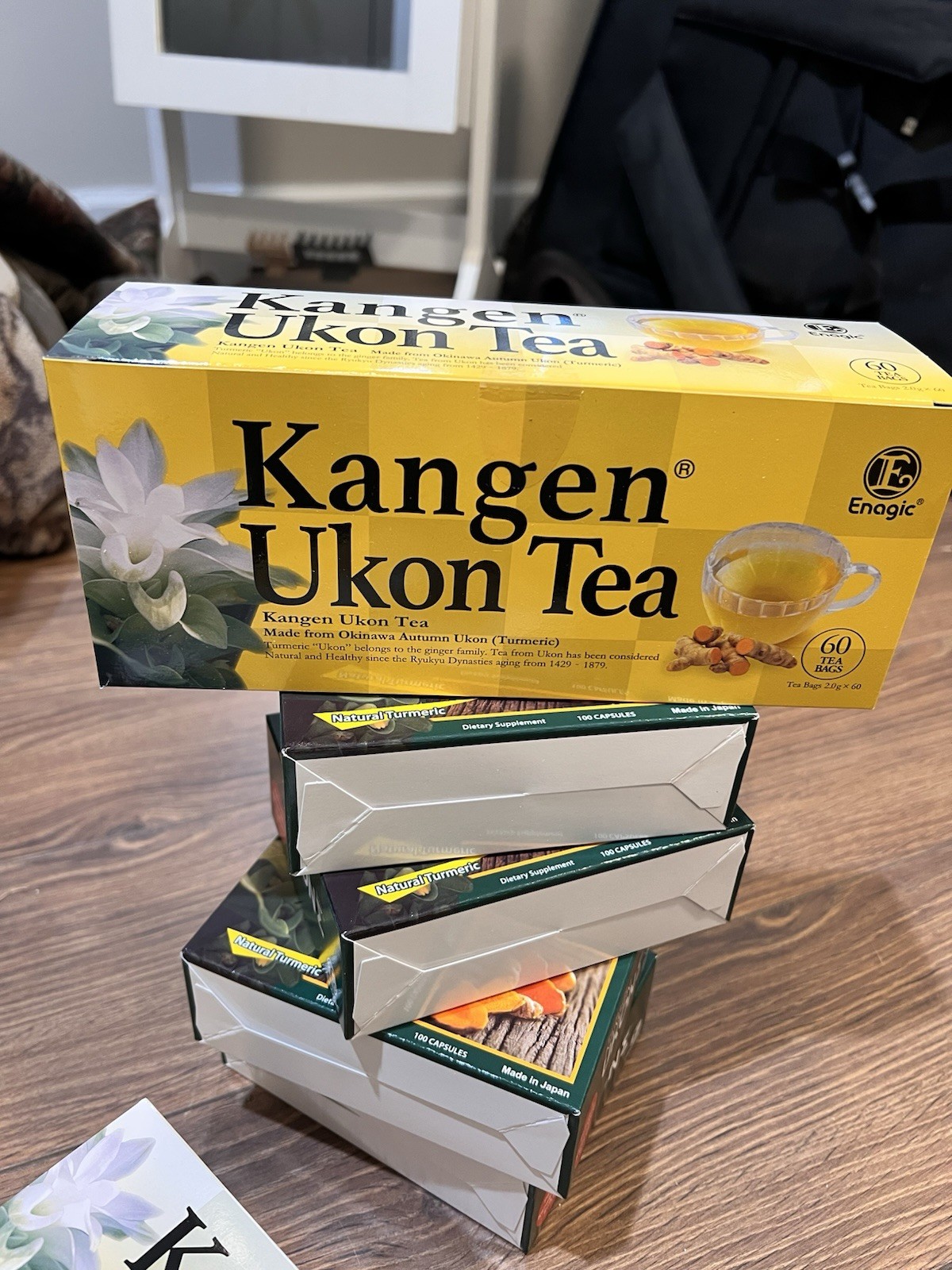 Kangen Ukon Tea – 5 Boxes – NEW – Fast Shipping