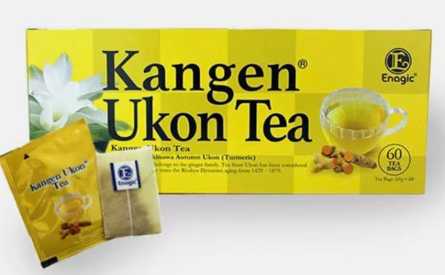 Kangen Ukon (Turmeric) Tea 60 Bags 100% Organic by Enagic  Sealed New