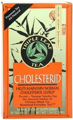 Cholesterol Support Herbal Tea – 20 Tea Bags, Pack of 6, Heart Health Boost