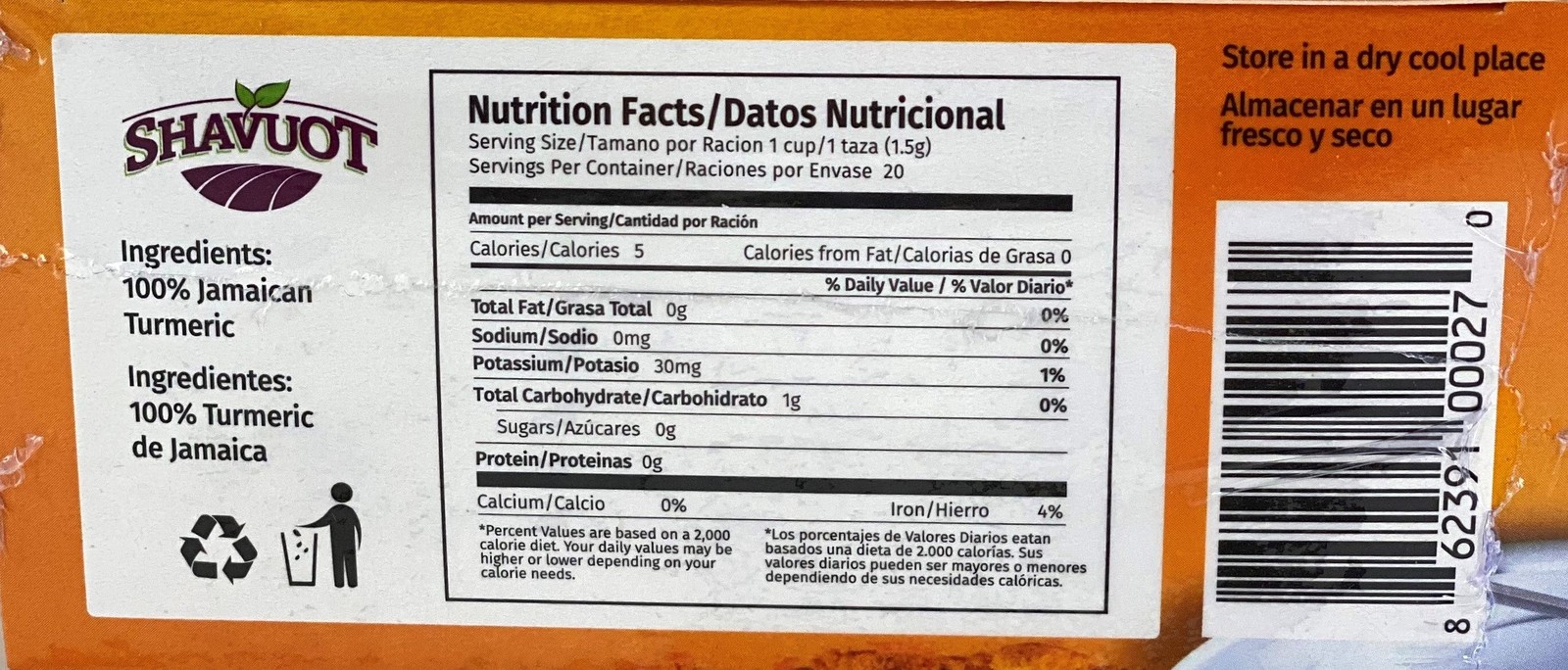 Shavuot Turmeric Tea 20Tea Bags (30g) – Curated & Packaged by ODatzGood