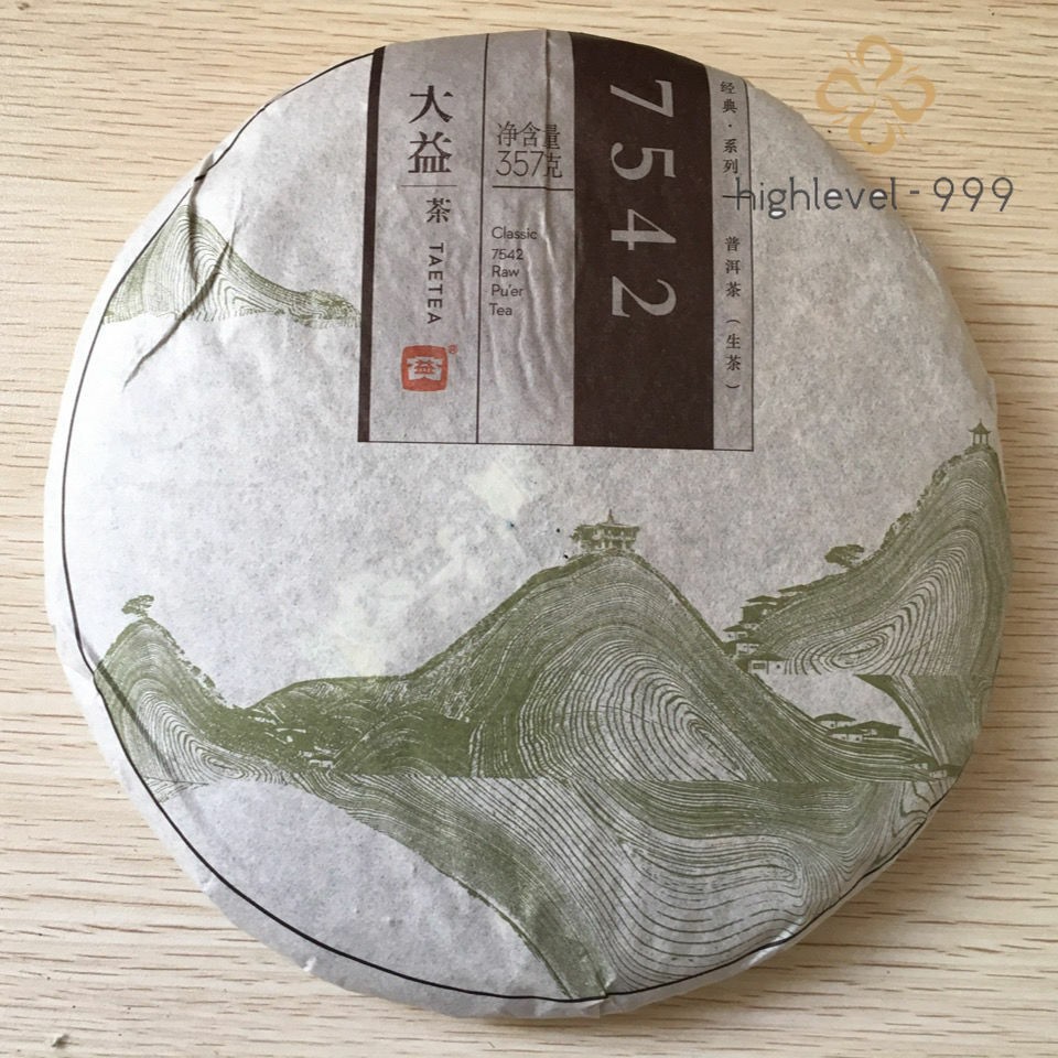 2014 Dayi TAETEA 7542 Classic Raw Pu’er Tea Shen Puer Tea 1401 Pu-erh Tea 357g
