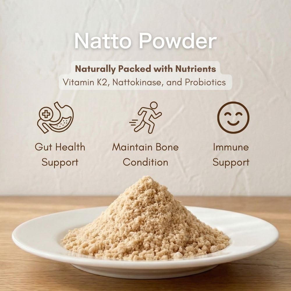Japanese Fermented Soybeans Natto Powder Freeze Dried 2.65oz (75g) Fermented