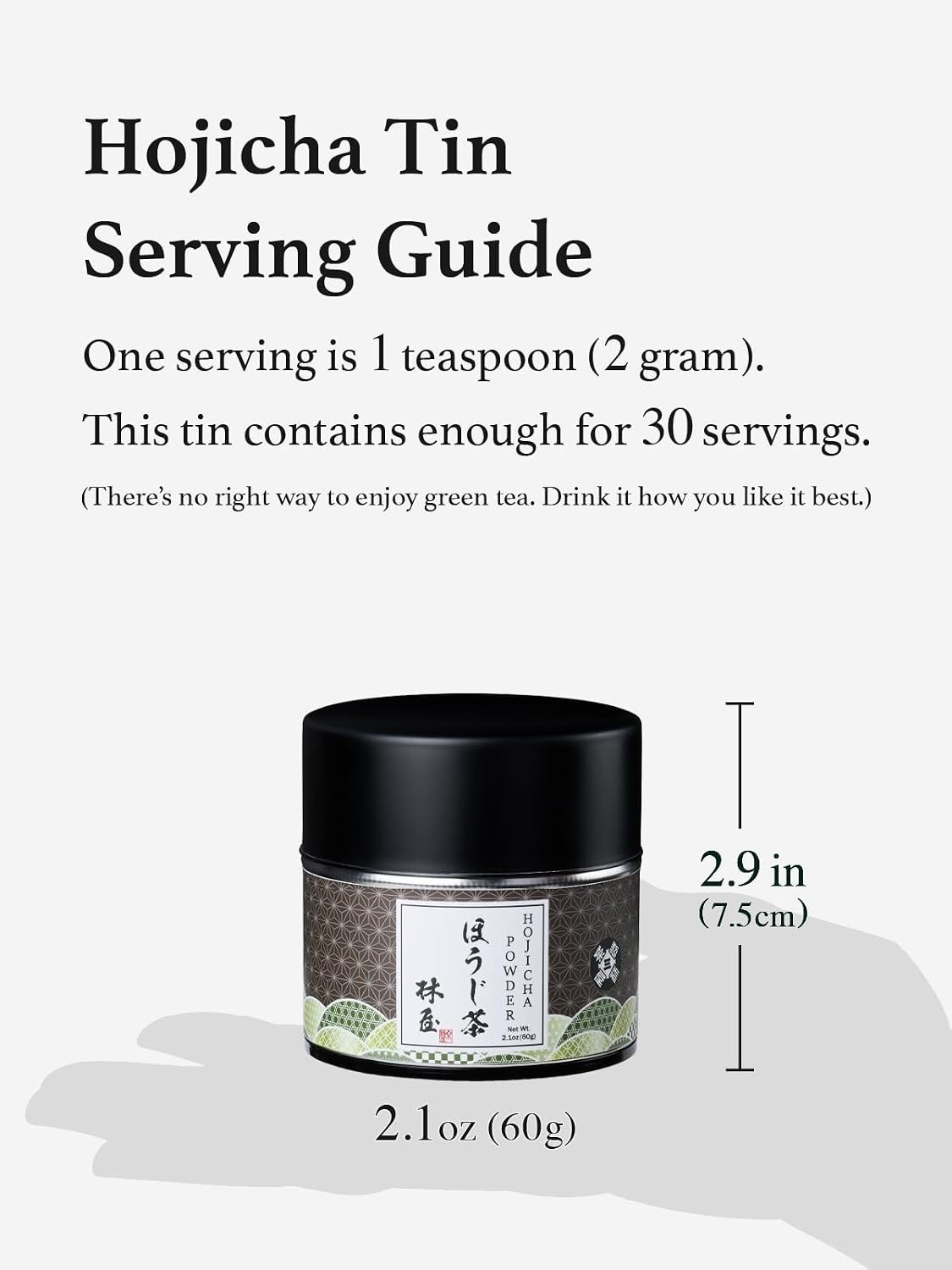Hojicha Powder, Kyoto Uji, Japanese Roasted Green Tea Latte Powder, Low caffe…