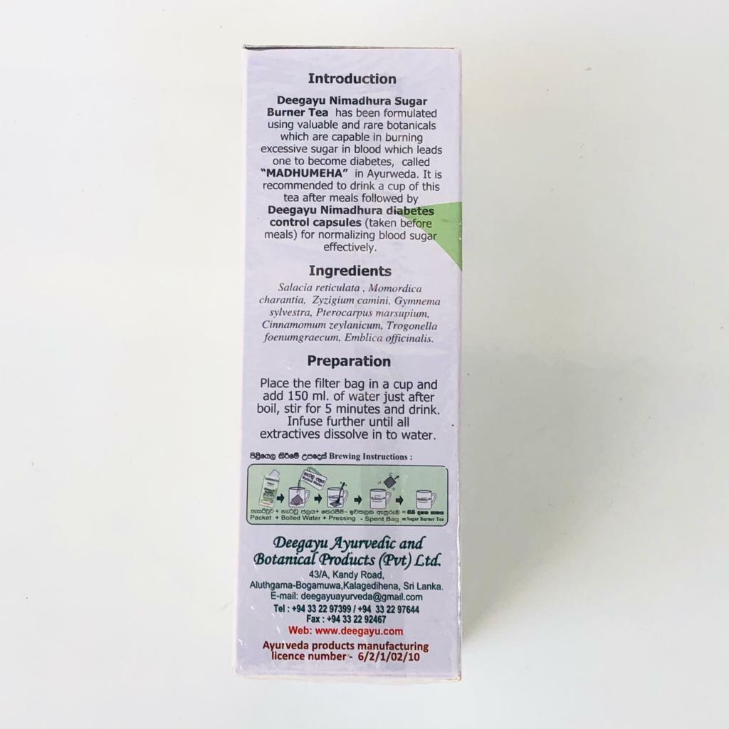 Diabetic Tea For Herbal Reduce Blood Sugar Level Burner Energy 8 Herbs Ayurvedic