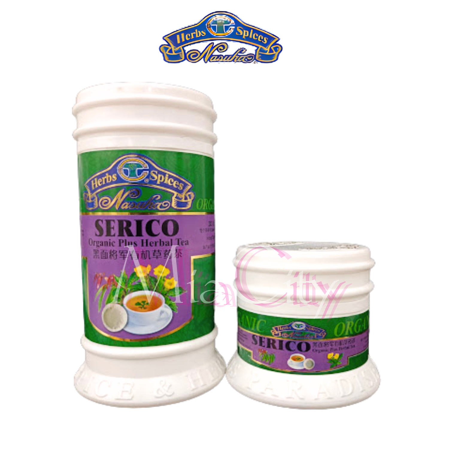 Herbs Spices SERICO Organic Plus Herbal Tea 120g , 60g