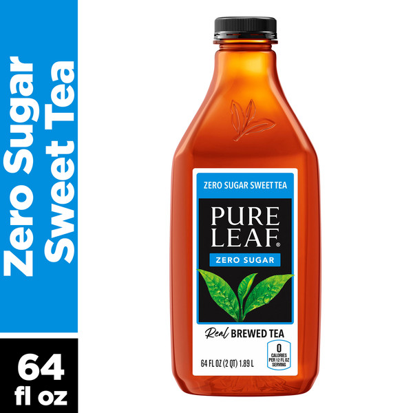 Pure Leaf Sweet Unsweetened Zero Sugar Tea 64oz 6 Pack Variety Drink