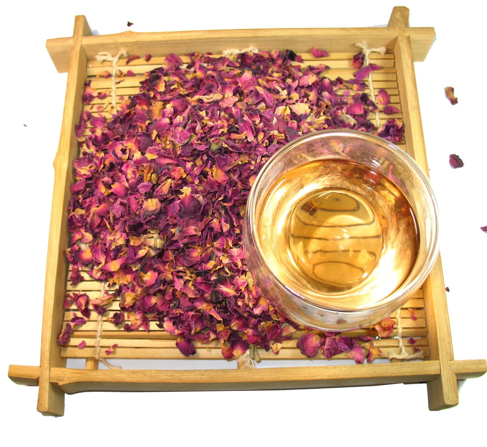 Rose Petals Dried Flowers in Resealable Pouch, Edible Flowers for Herbal Tea,…